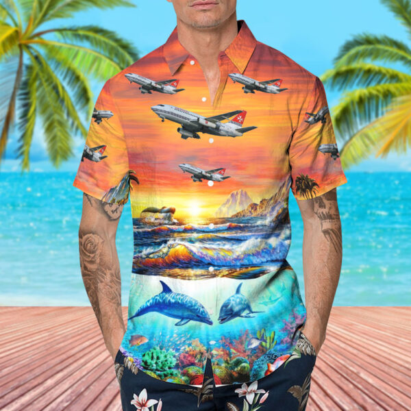 Boeing 737-2Y5(Adv) Air Malta Hawaiian Shirt Boeing 737-2Y5(Adv) Air Malta Hawaiian Shirt