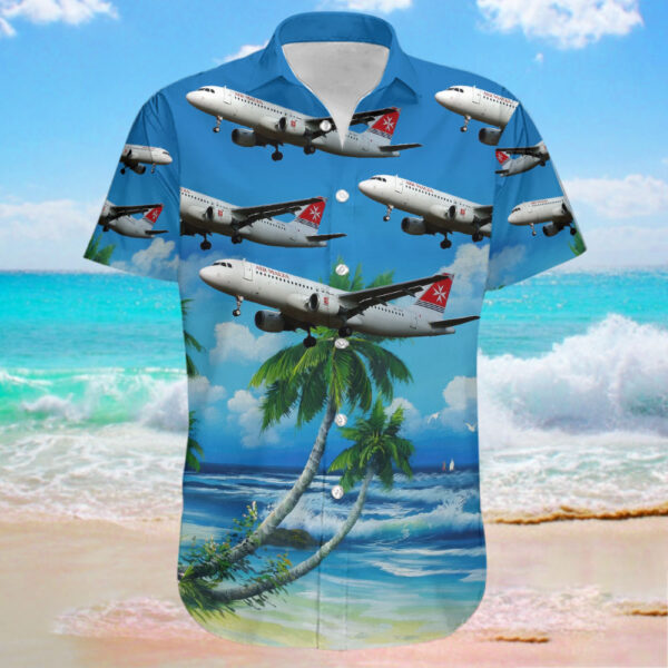 Airbus A320-211 Air Malta Hawaiian Shirt Airbus A320-211 Air Malta Hawaiian Shirt