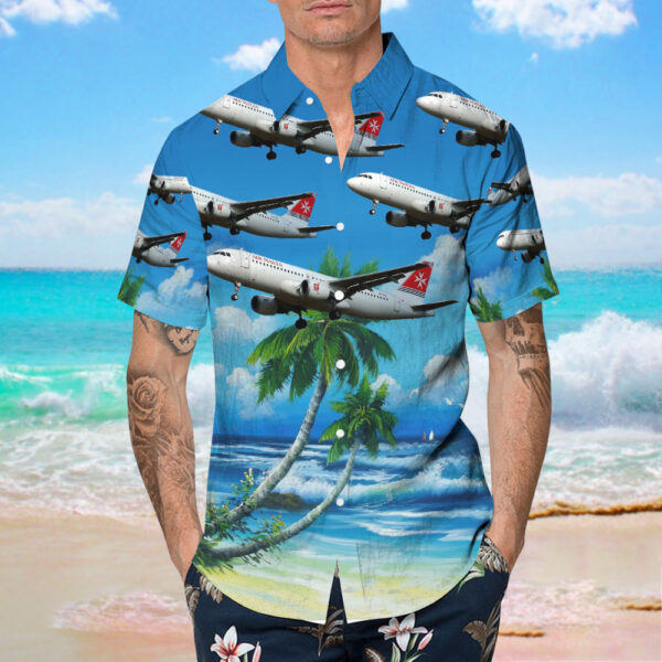 Airbus A320-211 Air Malta Hawaiian Shirt Airbus A320-211 Air Malta Hawaiian Shirt