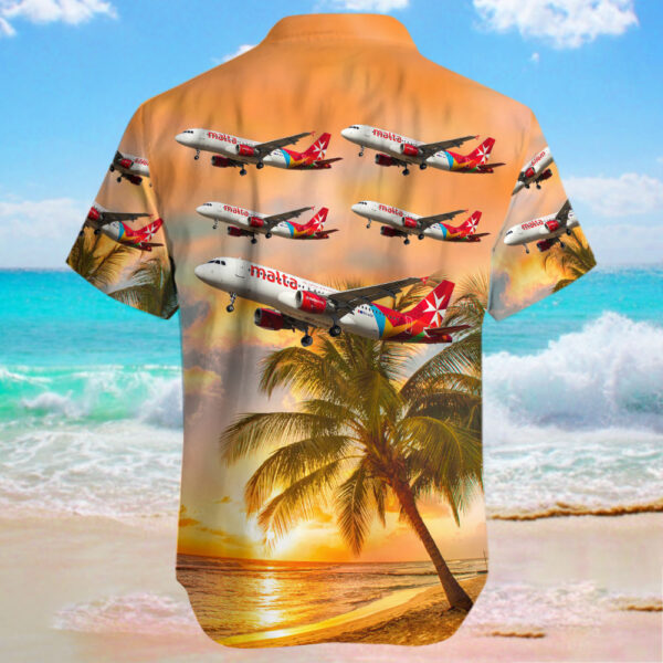 Airbus A320-214 Air Malta Hawaiian Shirt Airbus A320-214 Air Malta Hawaiian Shirt