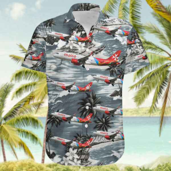 Airbus A320-251N Air Malta Hawaiian Shirt Airbus A320-251N Air Malta Hawaiian Shirt