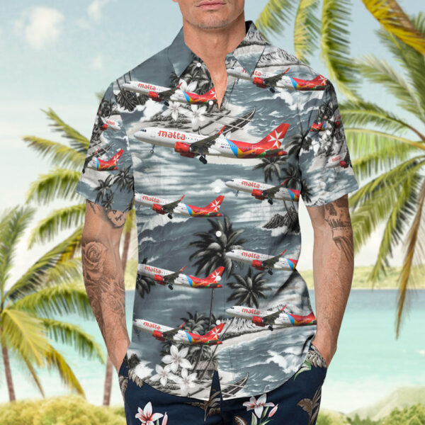 Airbus A320-251N Air Malta Hawaiian Shirt Airbus A320-251N Air Malta Hawaiian Shirt