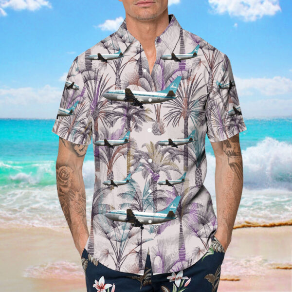 Boeing 737-5C9 Luxair Luxembourg Airlines Hawaiian Shirt Boeing 737-5C9 Luxair Luxembourg Airlines Hawaiian Shirt