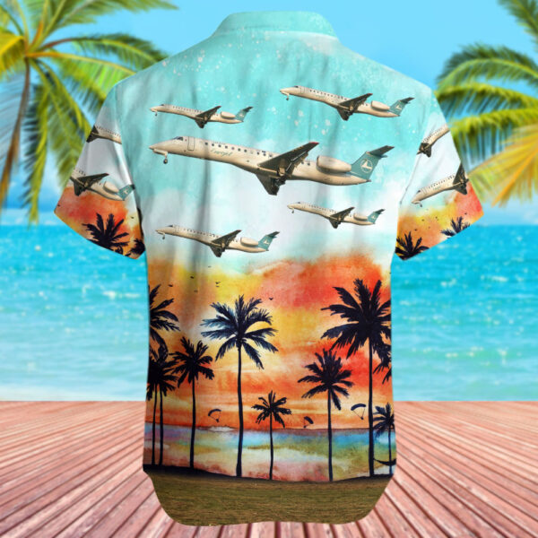 Embraer ERJ-145EP Luxair Luxembourg Airlines Hawaiian Shirt