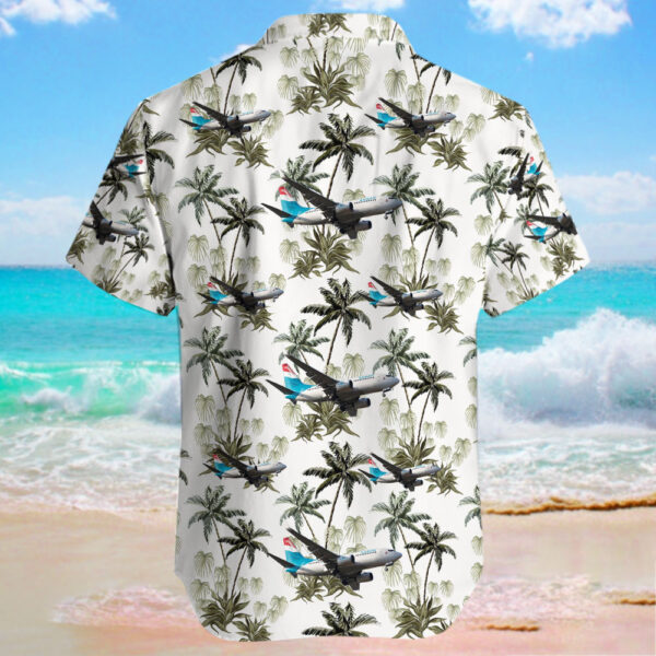 Boeing 737-7K2 Luxair Luxembourg Airlines Hawaiian Shirt Boeing 737-7K2 Luxair Luxembourg Airlines Hawaiian Shirt