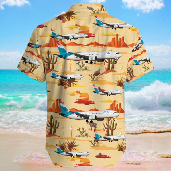 Boeing 737-8 MAX Luxair Luxembourg Airlines Hawaiian Shirt