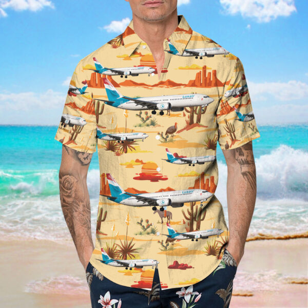 Boeing 737-8 MAX Luxair Luxembourg Airlines Hawaiian Shirt