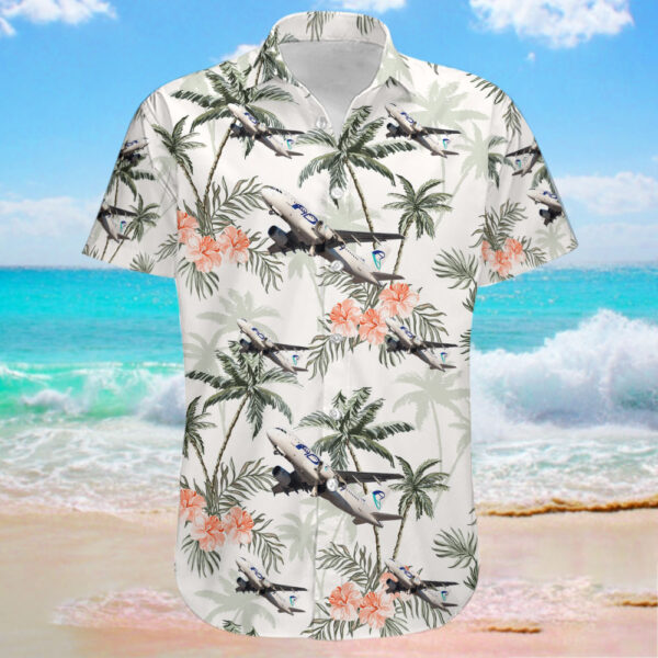 Airbus A319-111 Adria Airways Hawaiian Shirt Airbus A319-111 Adria Airways Hawaiian Shirt
