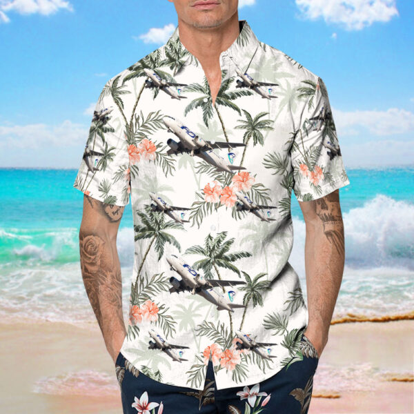 Airbus A319-111 Adria Airways Hawaiian Shirt Airbus A319-111 Adria Airways Hawaiian Shirt