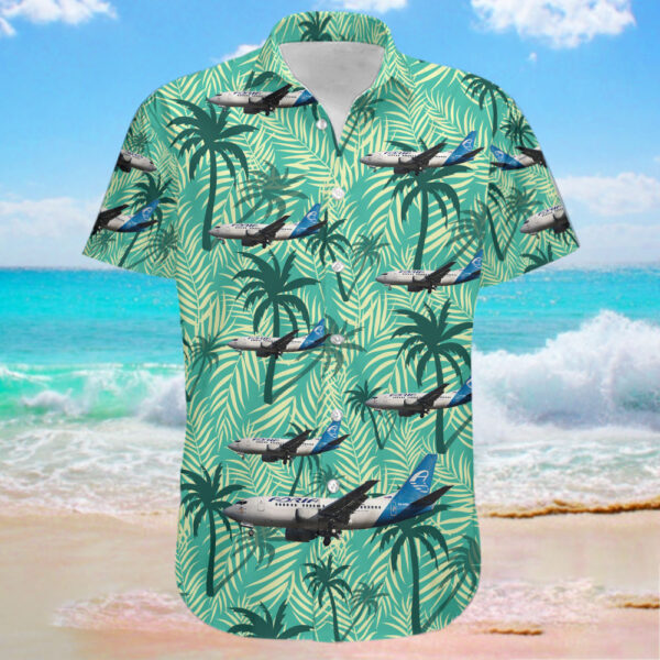 Boeing 737-528 Adria Airways Hawaiian Shirt Boeing 737-528 Adria Airways Hawaiian Shirt