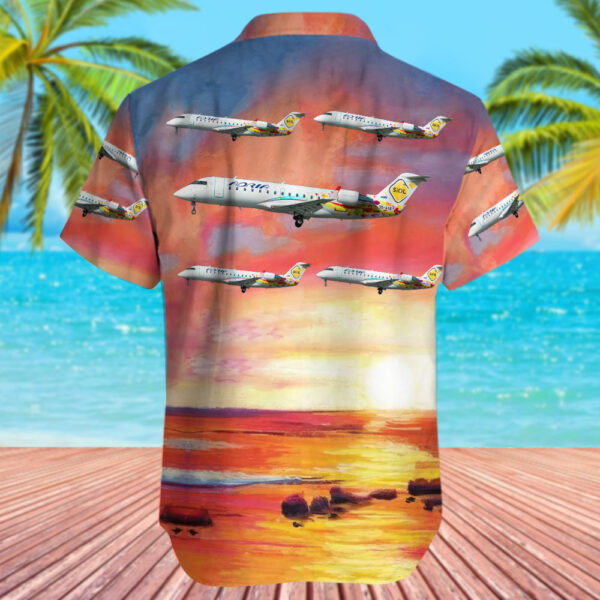 Bombardier CRJ-200LR Adria Airways Hawaiian Shirt