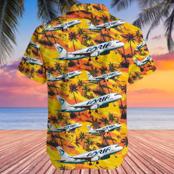 Airbus A320-231 Adria Airways Hawaiian Shirt Airbus A320-231 Adria Airways Hawaiian Shirt