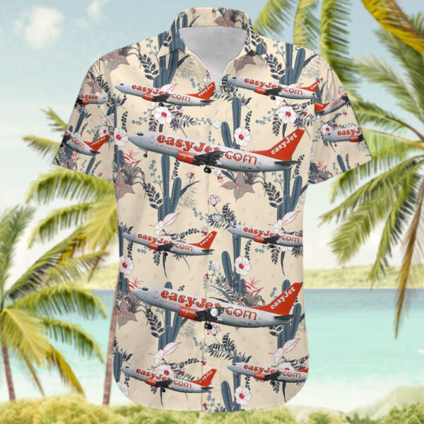 Boeing 737-3M8 easyJet Hawaiian Shirt Boeing 737-3M8 easyJet Hawaiian Shirt