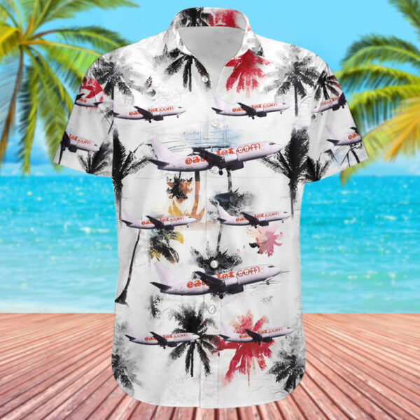 Boeing 737-36M easyJet Switzerland Hawaiian Shirt Boeing 737-36M easyJet Switzerland Hawaiian Shirt