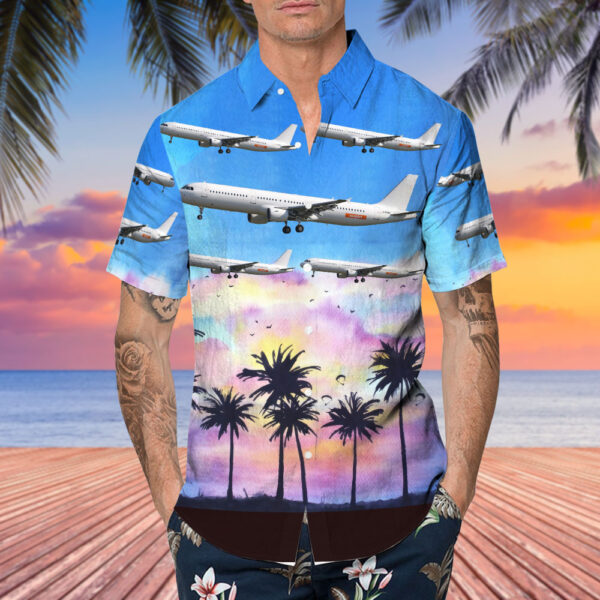 Airbus A321-211 easyJet (Titan Airways) Hawaiian Shirt