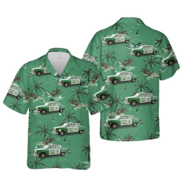 1981 Checker A11 Taxi Hawaiian Shirt Cheap 1981 Checker A11 Taxi Hawaiian Shirt Cheap