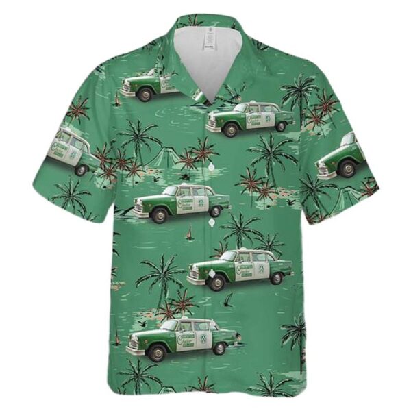1981 Checker A11 Taxi Hawaiian Shirt Cheap 1981 Checker A11 Taxi Hawaiian Shirt Cheap