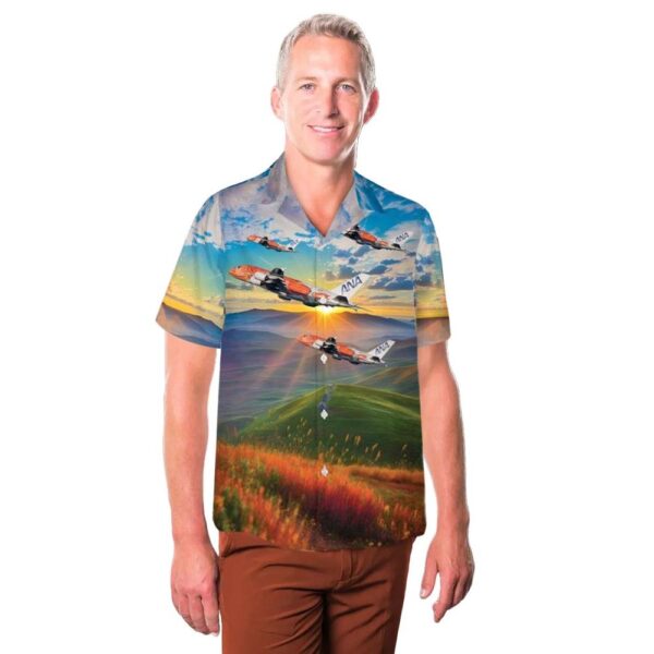 ANA Airbus A380-841 Ka La Orange turtle livery Button Up Hawaiian Shirt ANA Airbus A380-841 Ka La Orange turtle livery Button Up Hawaiian Shirt