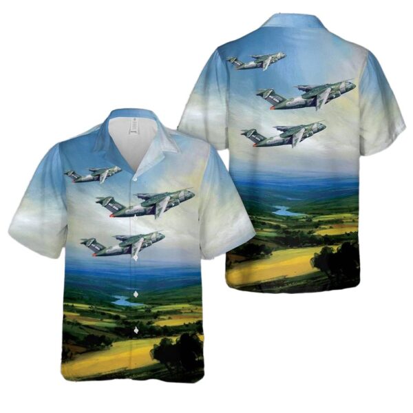 Brazilian Air Force Embraer KC-390 Hawaiian Shirt Man Brazilian Air Force Embraer KC-390 Hawaiian Shirt Man