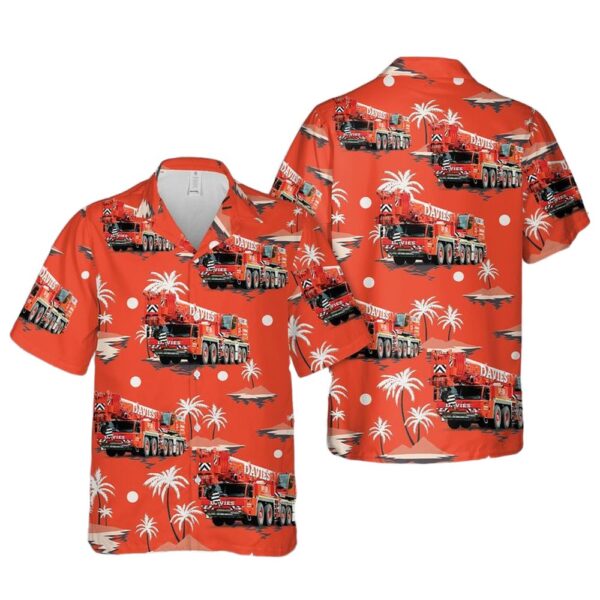 Davies Crane Hire Tadano 400t All Terrain Mobile Crane Hawaiian Shirt Man Davies Crane Hire Tadano 400t All Terrain Mobile Crane Hawaiian Shirt Man