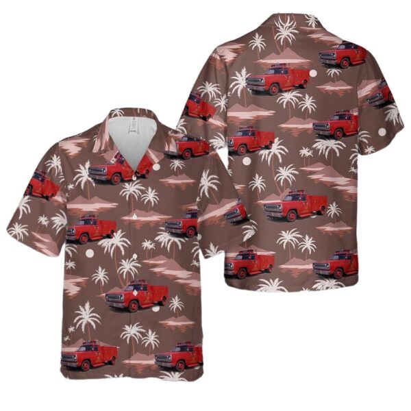 Los Angeles County Fire Department Rescue Squad 51 1972 Dodge D-300 Hawaiian Shirt Man Los Angeles County Fire Department Rescue Squad 51 1972 Dodge D-300 Hawaiian Shirt Man