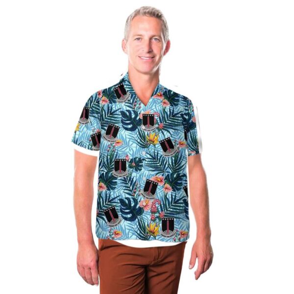 US Army 1st Multi-Domain Task Force DUI Hawaiian Shirt Outfit
