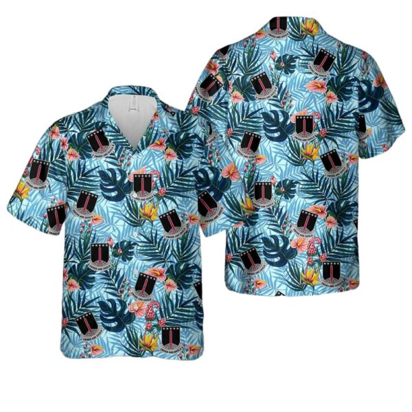 US Army 1st Multi-Domain Task Force DUI Hawaiian Shirt Outfit