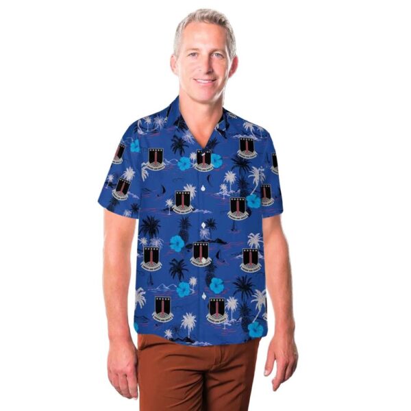 US Army 2nd Multi-Domain Task Force DUI Hawaiian Shirt Outfit