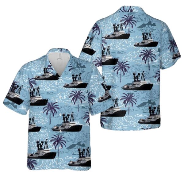 ARCTIC Yacht Hawaiian Shirt Man ARCTIC Yacht Hawaiian Shirt Man