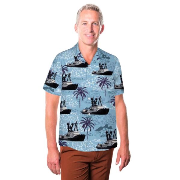 ARCTIC Yacht Hawaiian Shirt Man ARCTIC Yacht Hawaiian Shirt Man