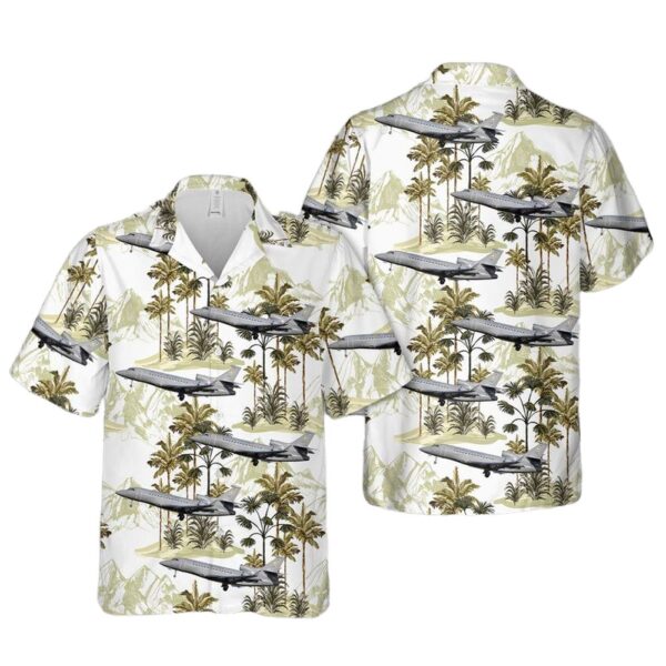 Greece Air Force Dassault Falcon 7X Aloha Hawaiian Shirt