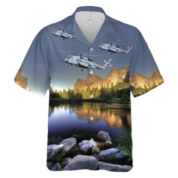 Royal Canadian Air Force (RCAF) Sikorsky CH-148 Cyclone Hawaiian Shirt Man Royal Canadian Air Force (RCAF) Sikorsky CH-148 Cyclone Hawaiian Shirt Man