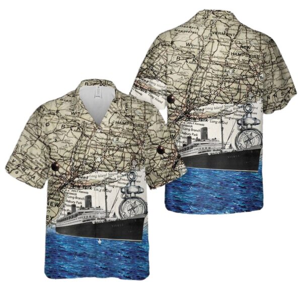 SS Bremen 1929 Hawaiian Shirt For Men And Women