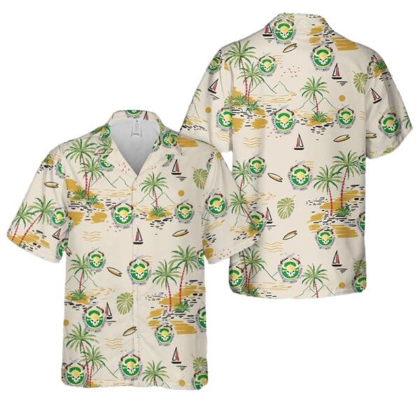 US Army 977th Military Police Company Hawaiian Shirt Outfit