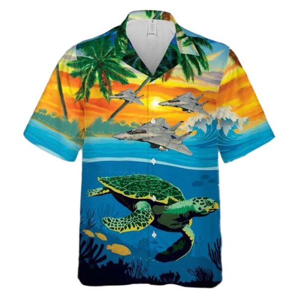 US Navy VF-202 Superhearts (F-14A) Hawaiian Shirt Man US Navy VF-202 Superhearts (F-14A) Hawaiian Shirt Man