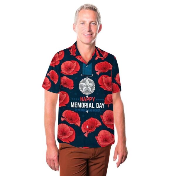 USA Memorial Day Aloha Hawaiian Shirt