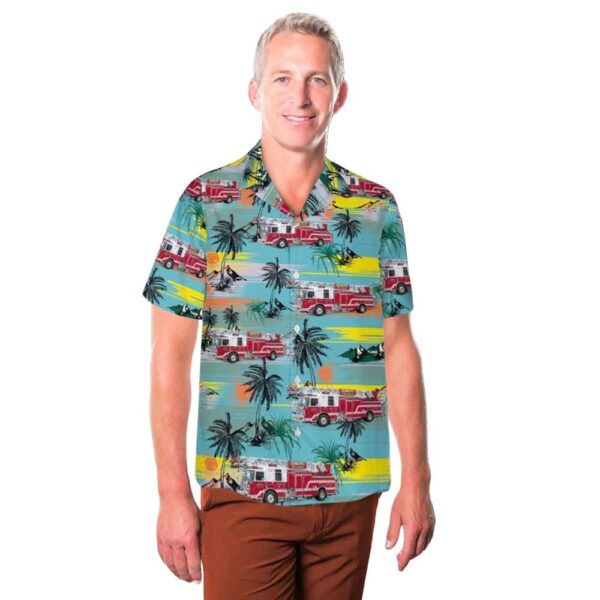 Edmond Oklahoma Edmond Fire Department Aloha Hawaiian Shirt Edmond Oklahoma Edmond Fire Department Aloha Hawaiian Shirt
