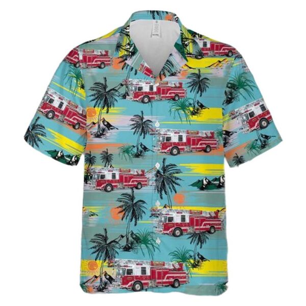 Edmond Oklahoma Edmond Fire Department Aloha Hawaiian Shirt Edmond Oklahoma Edmond Fire Department Aloha Hawaiian Shirt