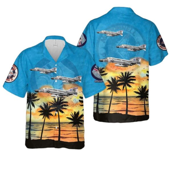 McDonnell F-4B Phantom II Of VMFA-115 Hawaiian Shirt Cheap
