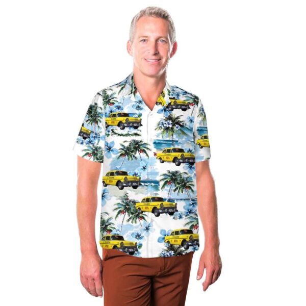 1956 Chevrolet 210 H-Stock Drag Car Button Up Hawaiian Shirt