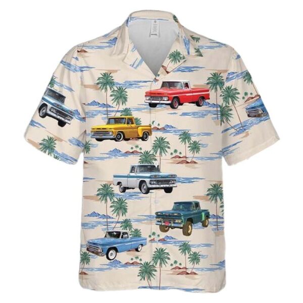1960-1972 Chevy Truck Model Years Hawaiian Shirt Man 1960-1972 Chevy Truck Model Years Hawaiian Shirt Man