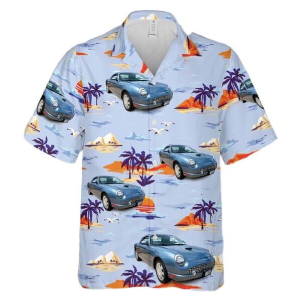 2005 Ford Thunderbird Soft Top Convertible Aloha Hawaiian Shirt 2005 Ford Thunderbird Soft Top Convertible Aloha Hawaiian Shirt
