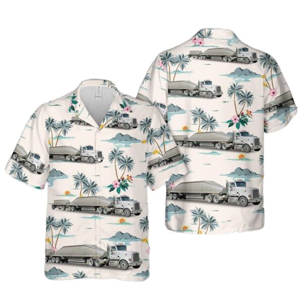 Miles Sand & Gravel Peterbilt 357 Cheap Hawaiian Shirt
