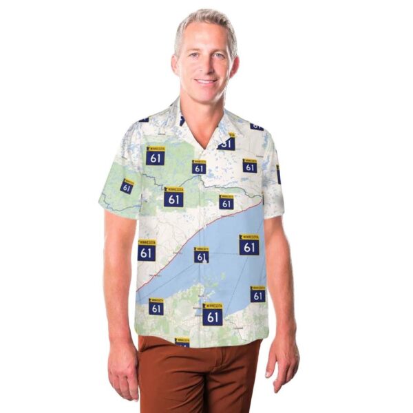 Minnesota State Highway 61 (MN 61) Hawaiian Shirt Cheap Minnesota State Highway 61 (MN 61) Hawaiian Shirt Cheap