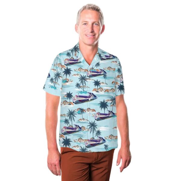 Sea-doo Gtx Bombardier 1993 Aloha Hawaiian Shirt Sea-doo Gtx Bombardier 1993 Aloha Hawaiian Shirt