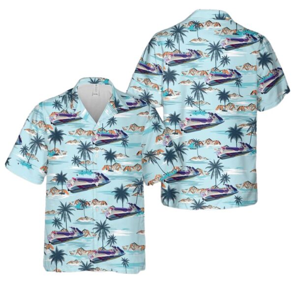 Sea-doo Gtx Bombardier 1993 Aloha Hawaiian Shirt Sea-doo Gtx Bombardier 1993 Aloha Hawaiian Shirt