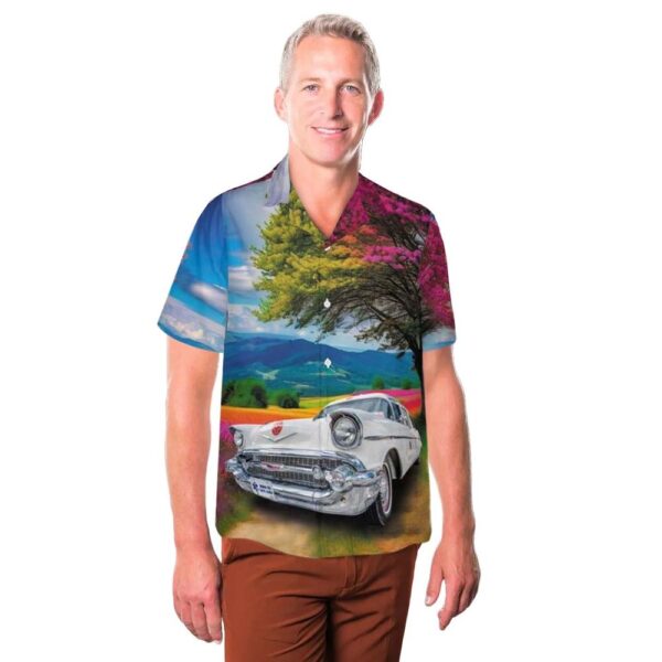 Steve Williams 1957 Chevrolet Ambulance Aloha Hawaiian Shirt Steve Williams 1957 Chevrolet Ambulance Aloha Hawaiian Shirt