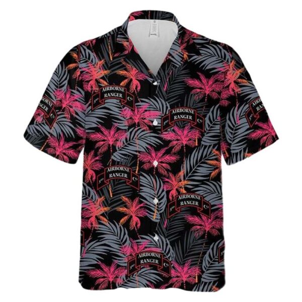 US Army 3rd Airborne Ranger Battalion Hawaiian Shirt Man US Army 3rd Airborne Ranger Battalion Hawaiian Shirt Man