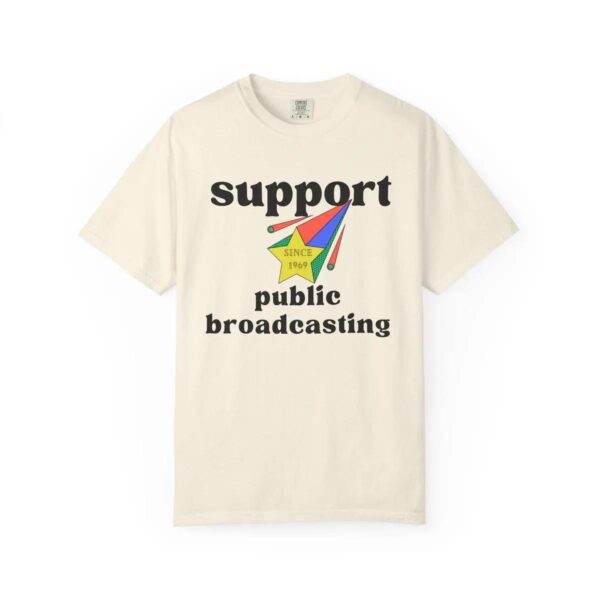 PBS Shirt Support Public Broadcasting Save NPR Vintage Retro Tee