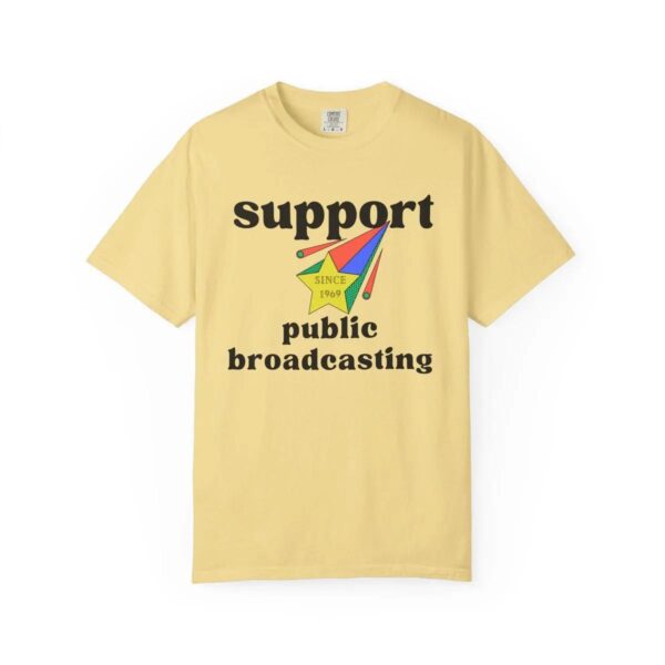 PBS Shirt Support Public Broadcasting Save NPR Vintage Retro Tee